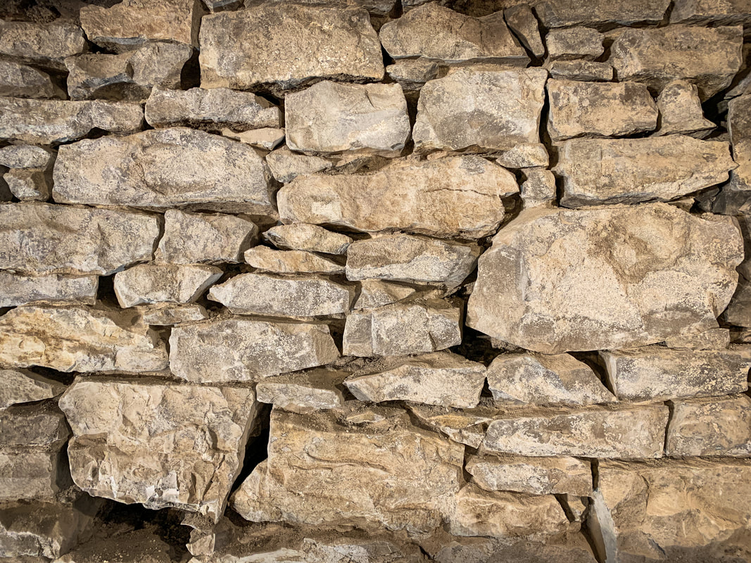 limestone wall