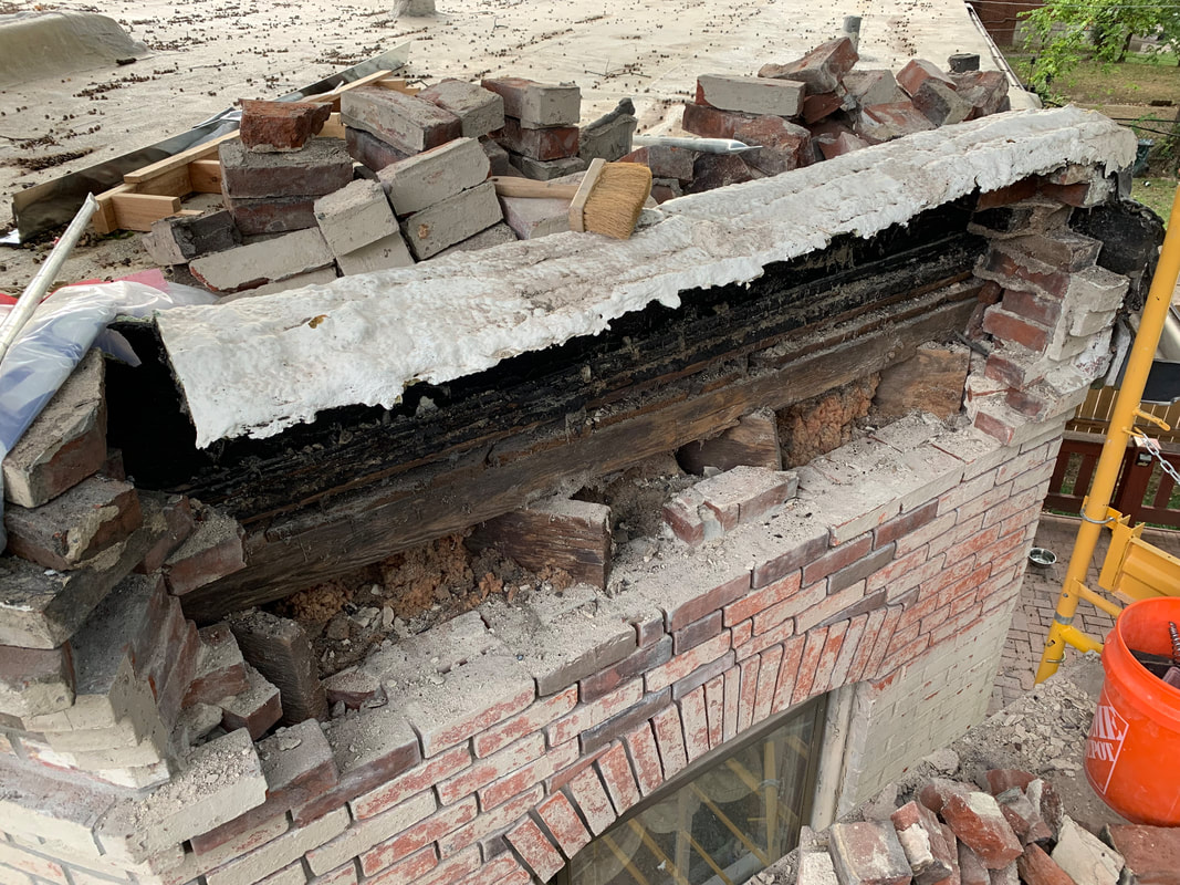 Brick wall rebuild