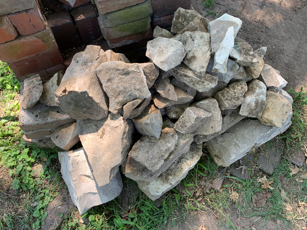 pile of limestone