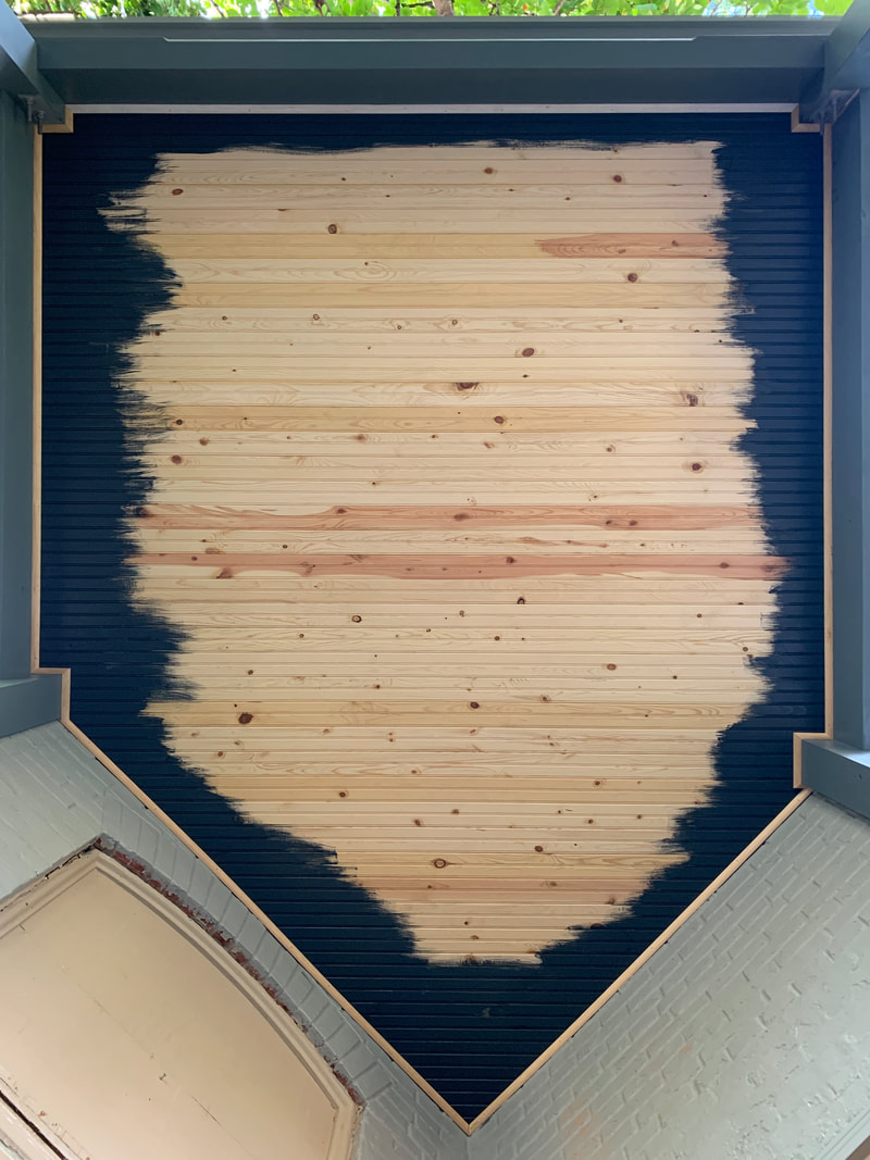 beadboard porch ceiling