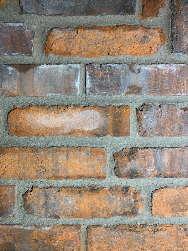 repointed brick