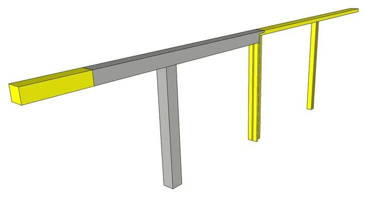 SketchUp Current Posts and Beam