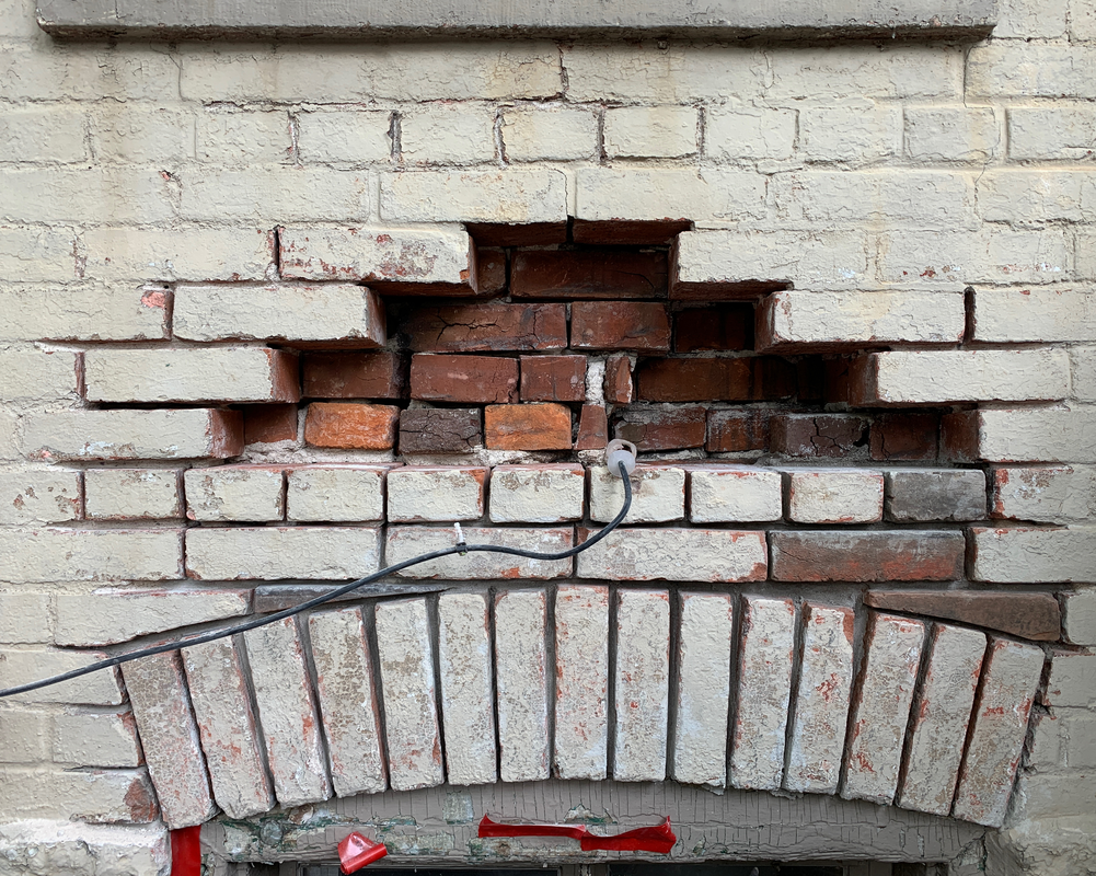 brick wall rebuild