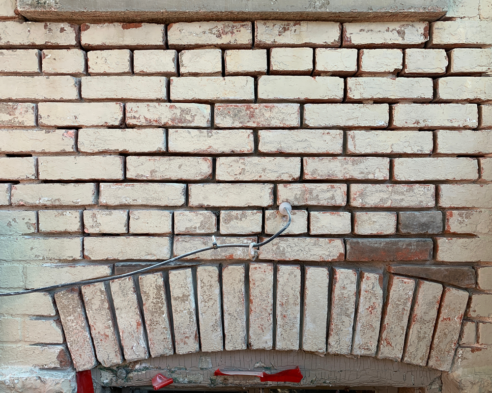 brick wall mortar removal
