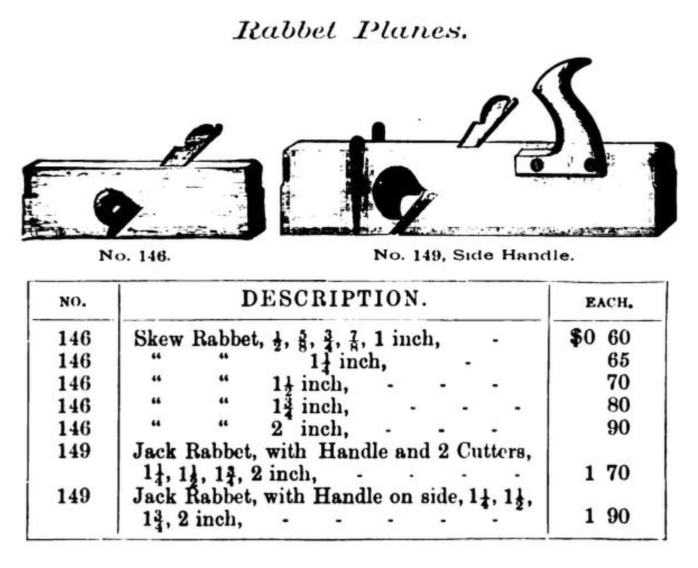 1891 Tool Catalog Excerpt